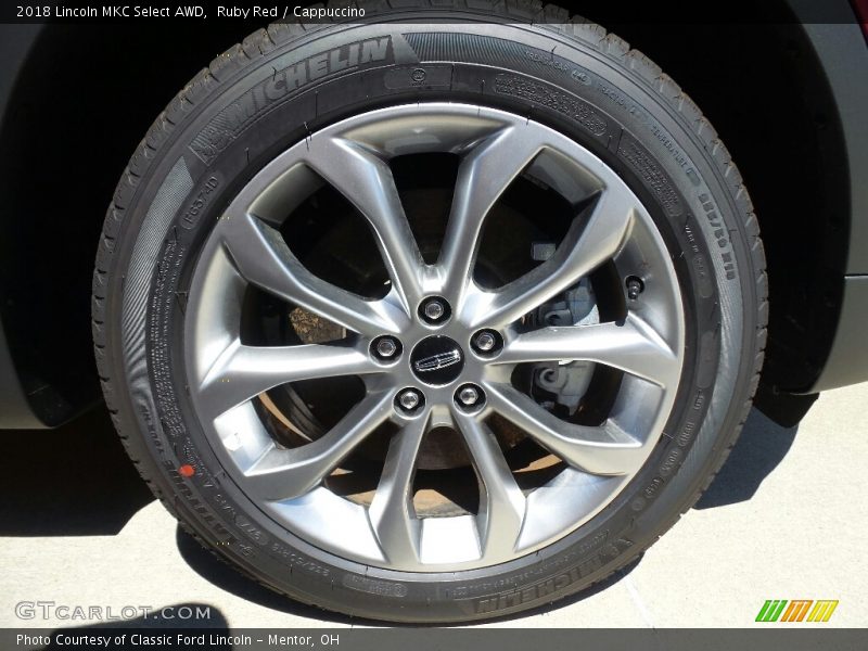 Ruby Red / Cappuccino 2018 Lincoln MKC Select AWD
