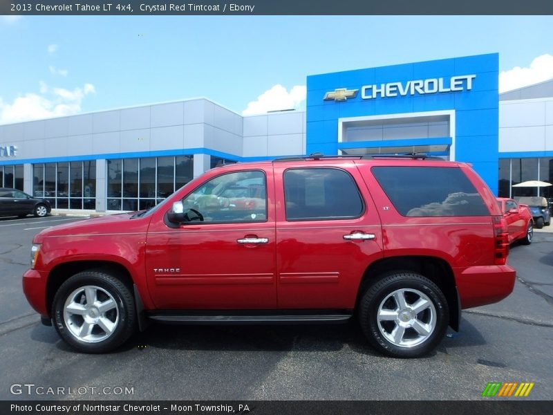 Crystal Red Tintcoat / Ebony 2013 Chevrolet Tahoe LT 4x4