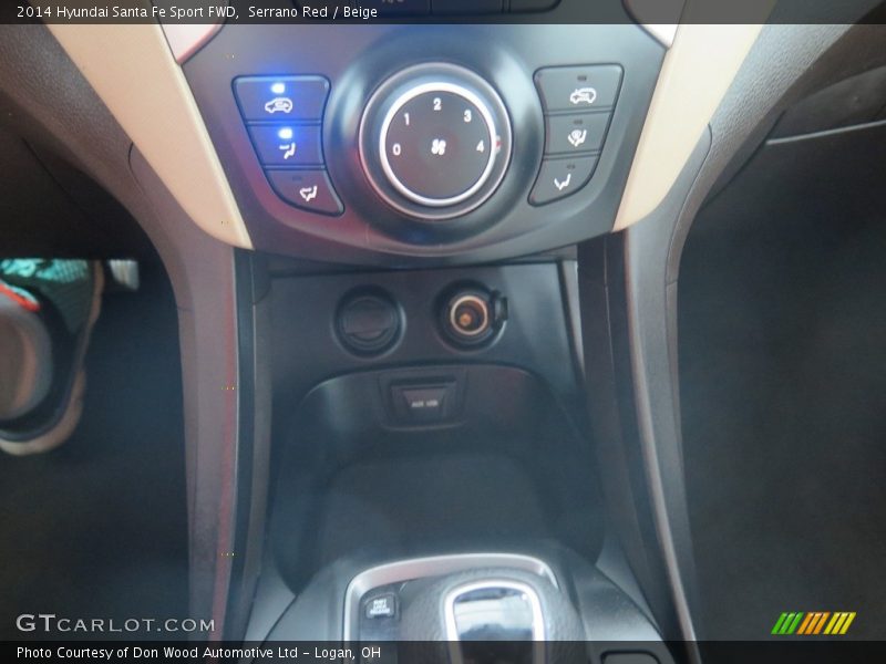 Serrano Red / Beige 2014 Hyundai Santa Fe Sport FWD