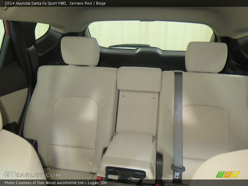 Serrano Red / Beige 2014 Hyundai Santa Fe Sport FWD