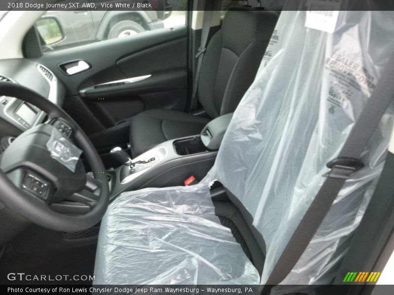 Vice White / Black 2018 Dodge Journey SXT AWD