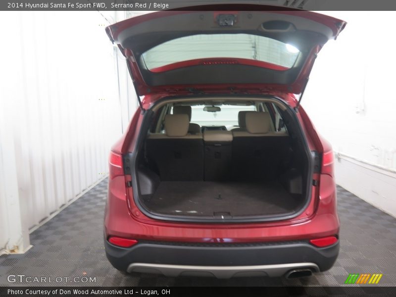 Serrano Red / Beige 2014 Hyundai Santa Fe Sport FWD