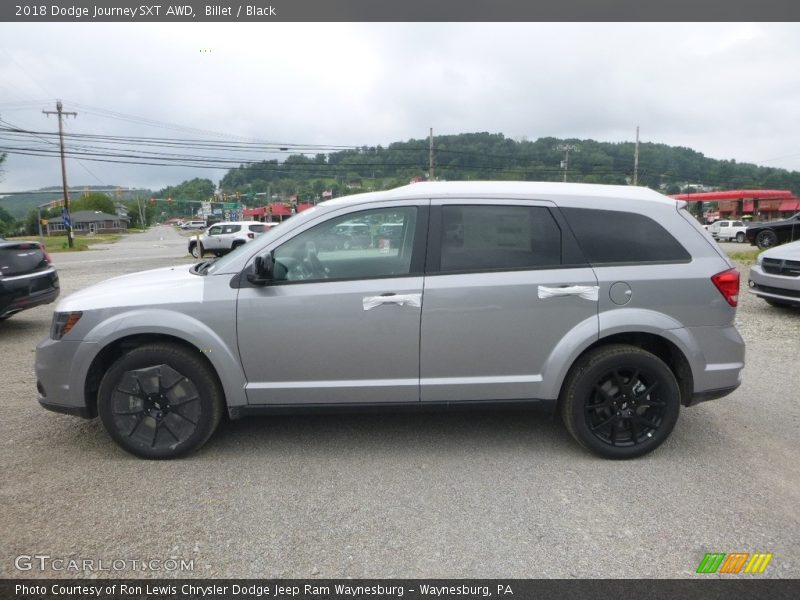 Billet / Black 2018 Dodge Journey SXT AWD