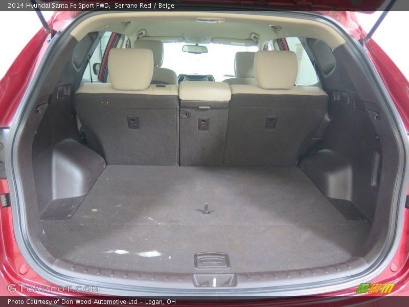 Serrano Red / Beige 2014 Hyundai Santa Fe Sport FWD