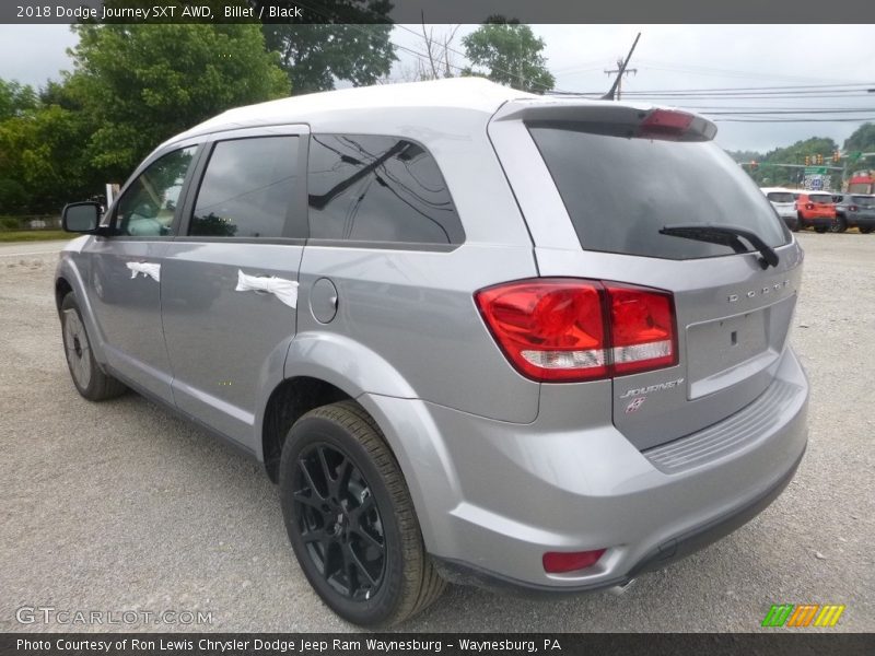 Billet / Black 2018 Dodge Journey SXT AWD