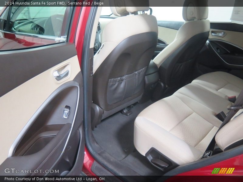 Serrano Red / Beige 2014 Hyundai Santa Fe Sport FWD