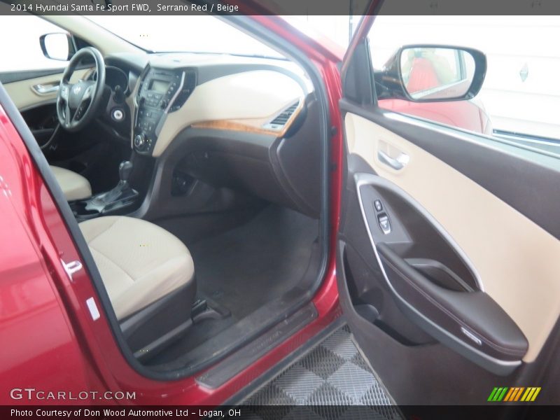 Serrano Red / Beige 2014 Hyundai Santa Fe Sport FWD
