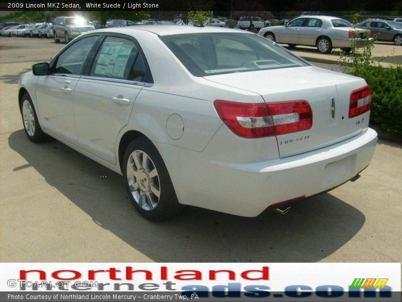 White Suede / Light Stone 2009 Lincoln MKZ Sedan