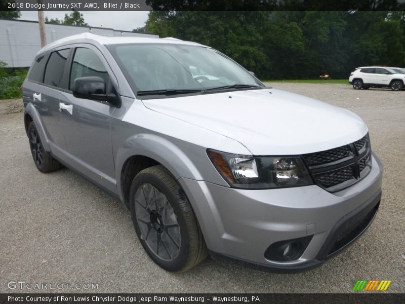 Billet / Black 2018 Dodge Journey SXT AWD