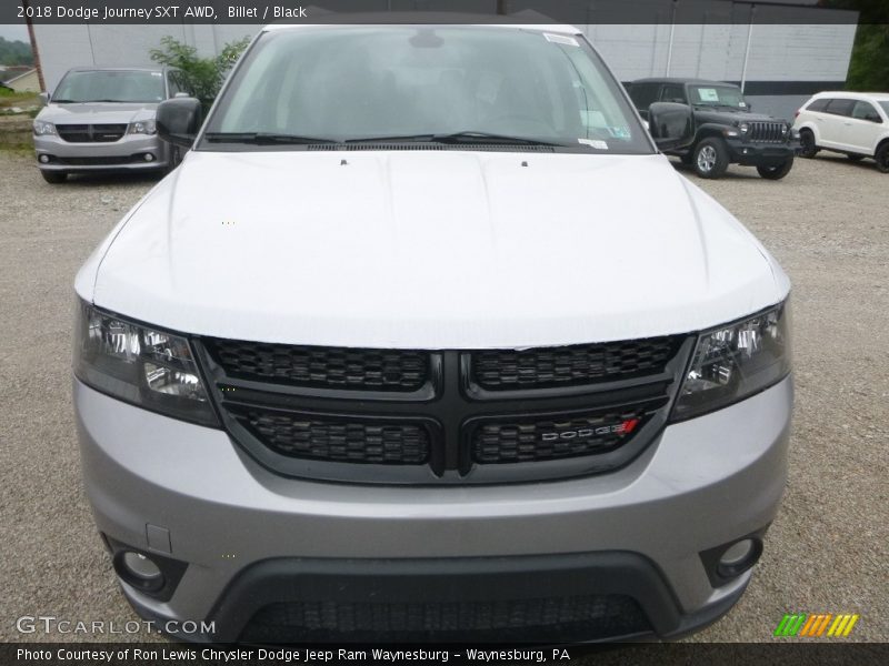 Billet / Black 2018 Dodge Journey SXT AWD