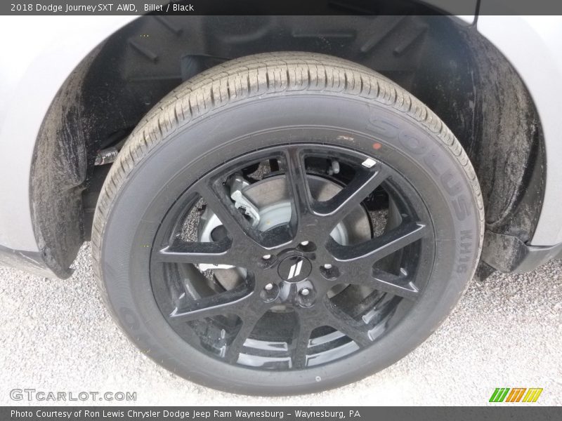 Billet / Black 2018 Dodge Journey SXT AWD