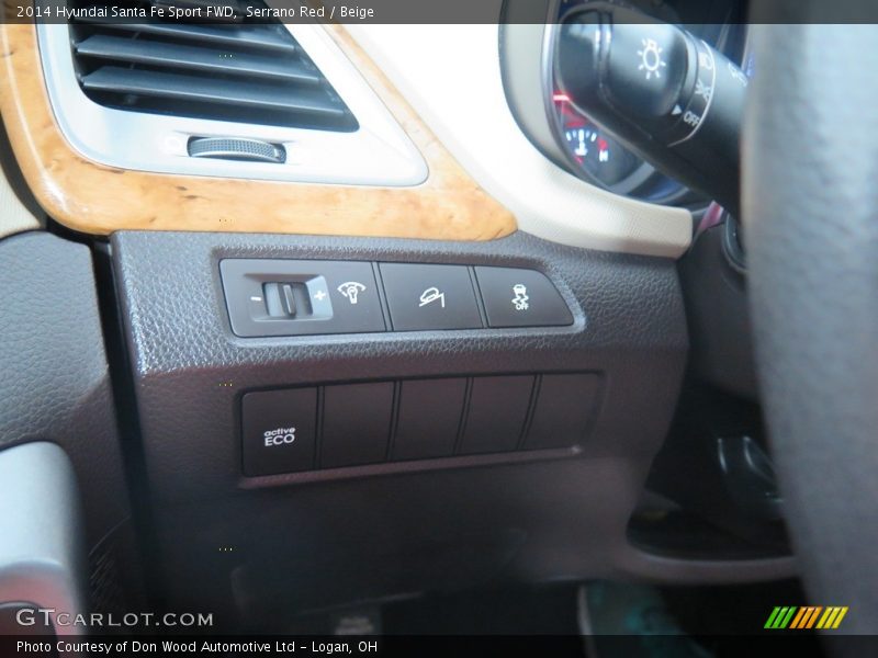 Serrano Red / Beige 2014 Hyundai Santa Fe Sport FWD