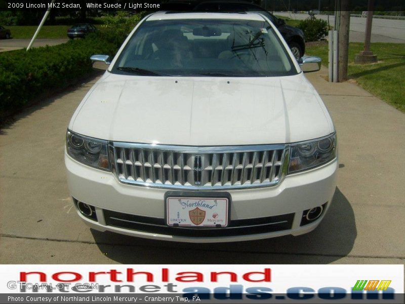 White Suede / Light Stone 2009 Lincoln MKZ Sedan