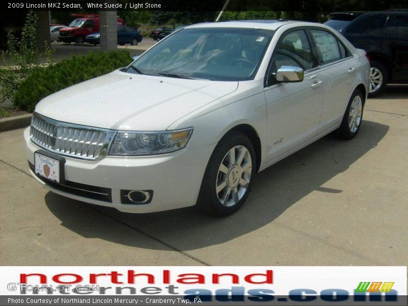 White Suede / Light Stone 2009 Lincoln MKZ Sedan