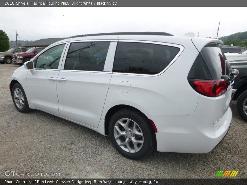 Bright White / Black/Alloy 2018 Chrysler Pacifica Touring Plus
