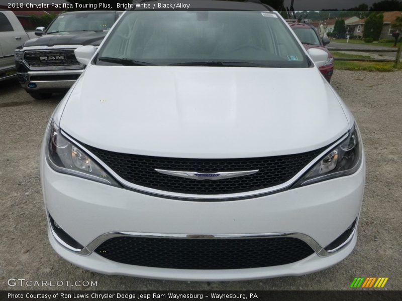 Bright White / Black/Alloy 2018 Chrysler Pacifica Touring Plus