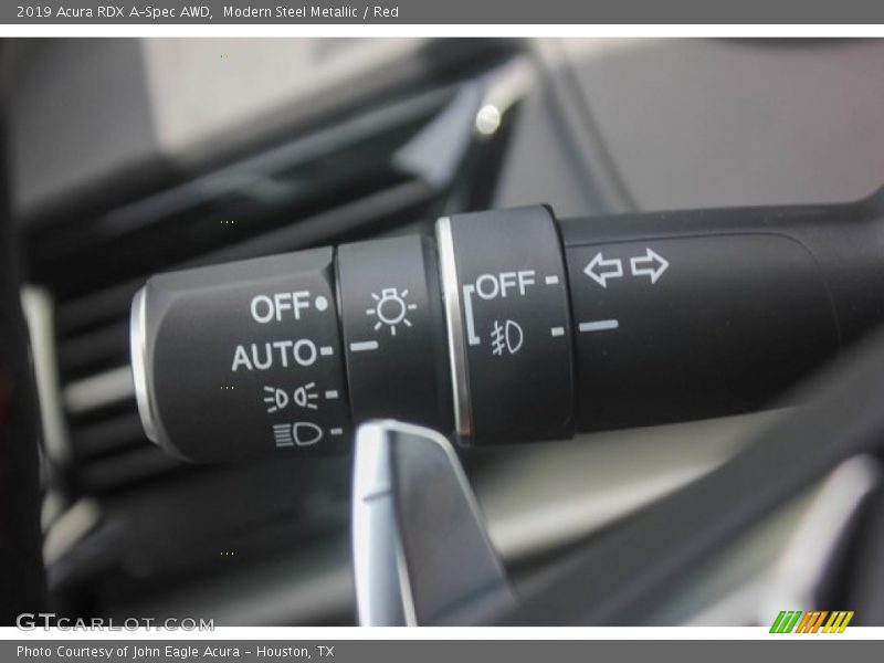 Controls of 2019 RDX A-Spec AWD