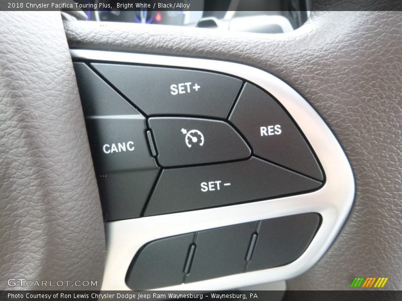 Bright White / Black/Alloy 2018 Chrysler Pacifica Touring Plus