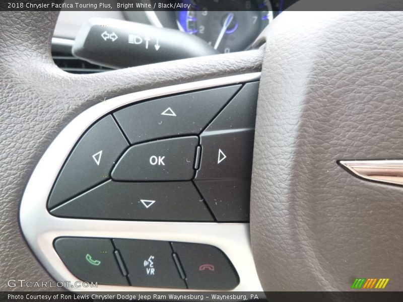 Bright White / Black/Alloy 2018 Chrysler Pacifica Touring Plus