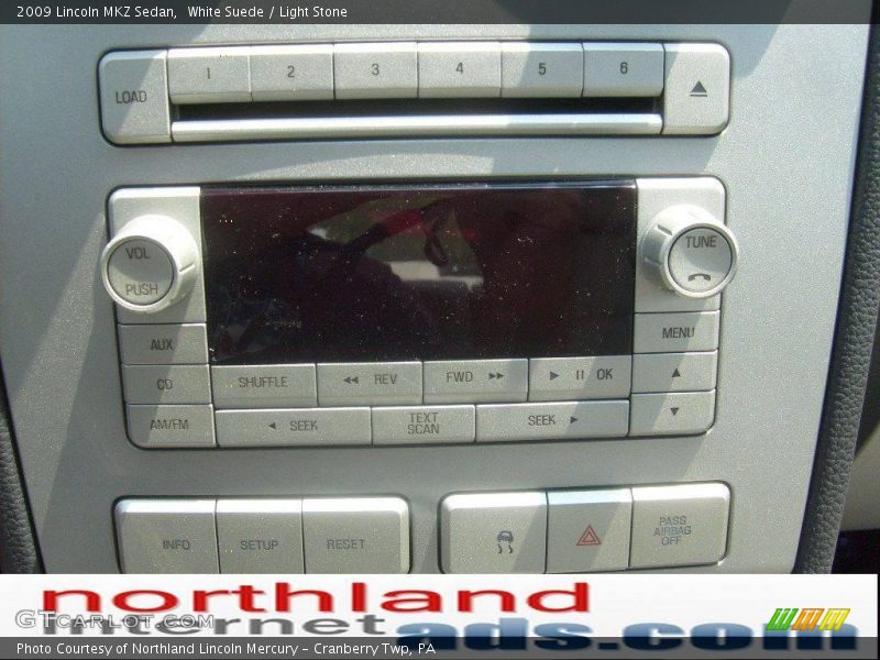 White Suede / Light Stone 2009 Lincoln MKZ Sedan