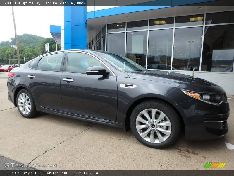 Platinum Graphite / Black 2018 Kia Optima EX