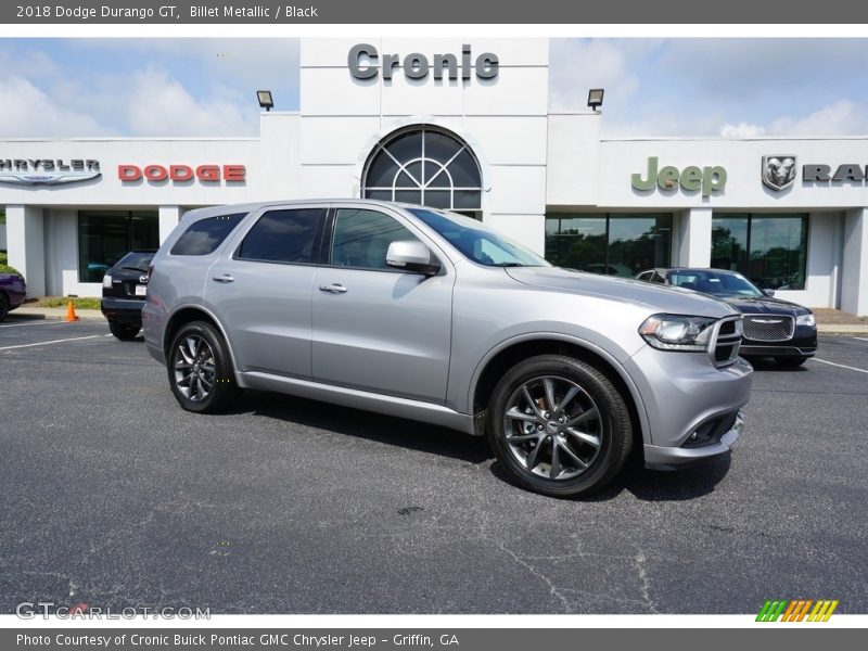 Billet Metallic / Black 2018 Dodge Durango GT