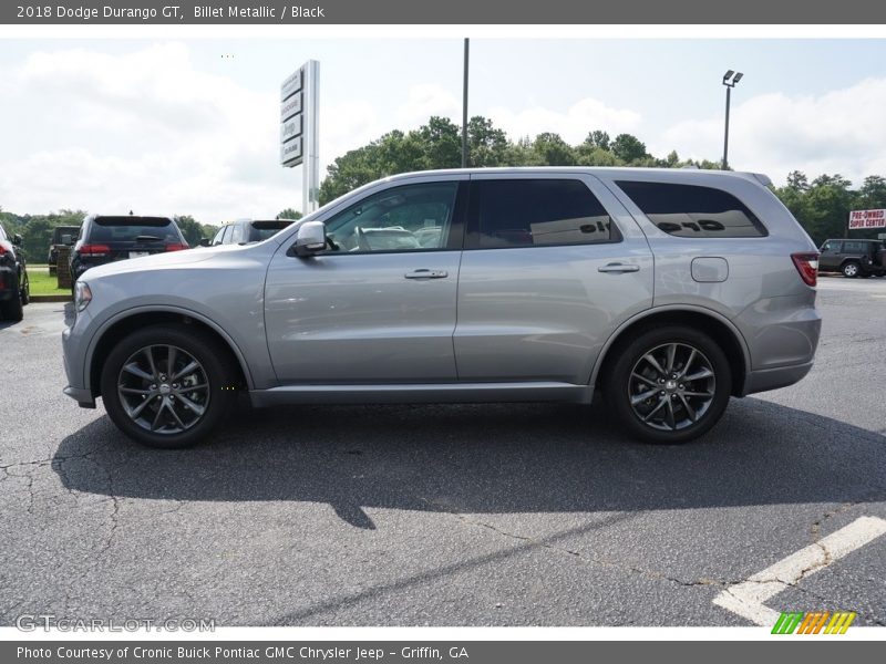 Billet Metallic / Black 2018 Dodge Durango GT