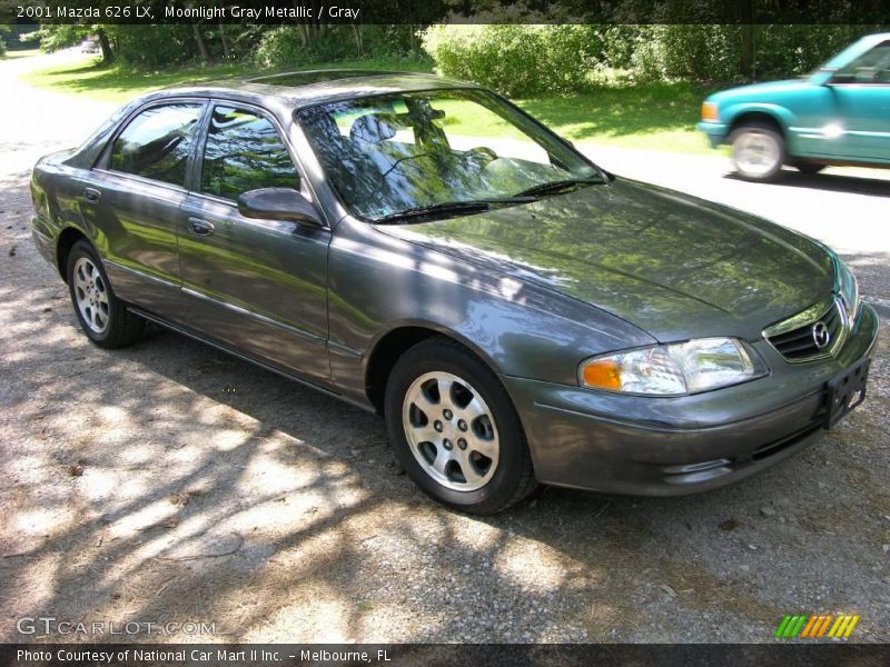 Moonlight Gray Metallic / Gray 2001 Mazda 626 LX