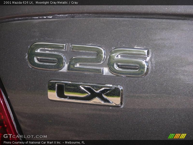 Moonlight Gray Metallic / Gray 2001 Mazda 626 LX