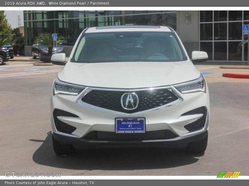 White Diamond Pearl / Parchment 2019 Acura RDX AWD
