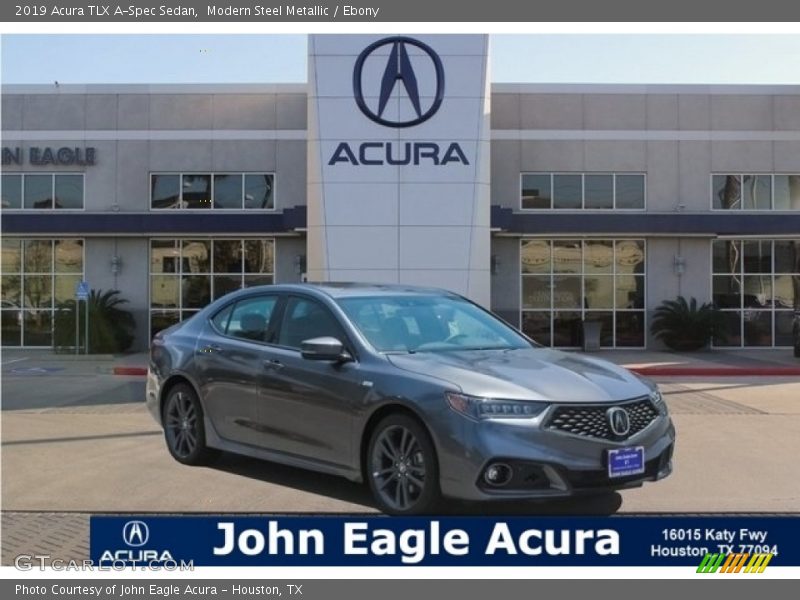 Modern Steel Metallic / Ebony 2019 Acura TLX A-Spec Sedan
