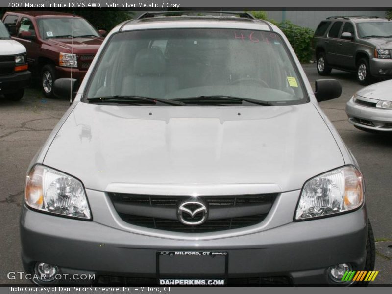 Satin Silver Metallic / Gray 2002 Mazda Tribute LX V6 4WD