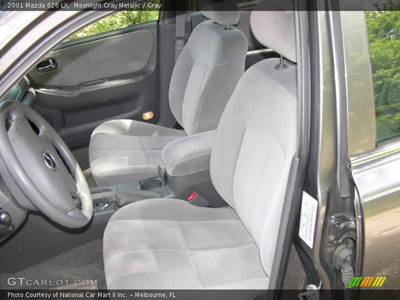 Moonlight Gray Metallic / Gray 2001 Mazda 626 LX