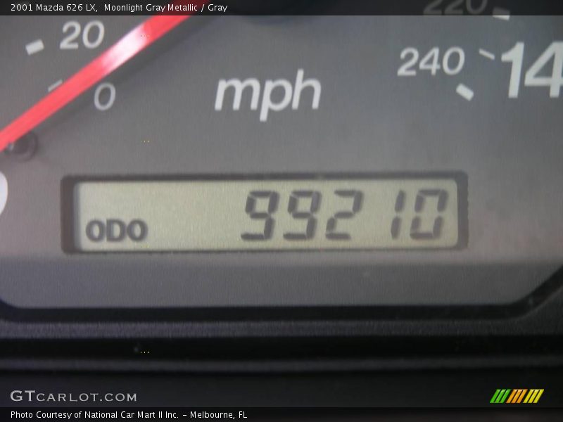 Moonlight Gray Metallic / Gray 2001 Mazda 626 LX