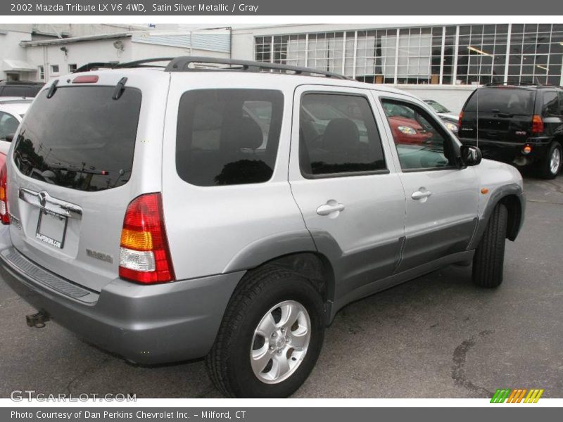 Satin Silver Metallic / Gray 2002 Mazda Tribute LX V6 4WD