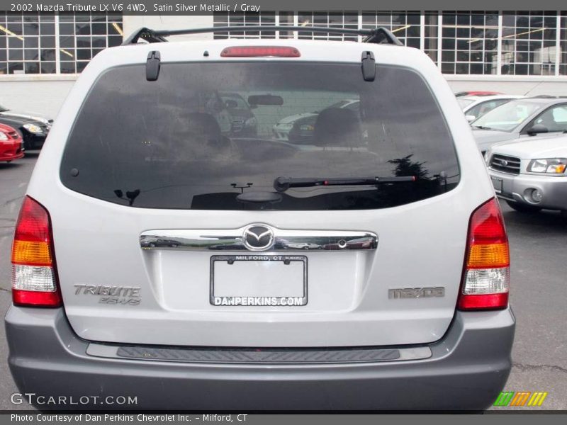 Satin Silver Metallic / Gray 2002 Mazda Tribute LX V6 4WD