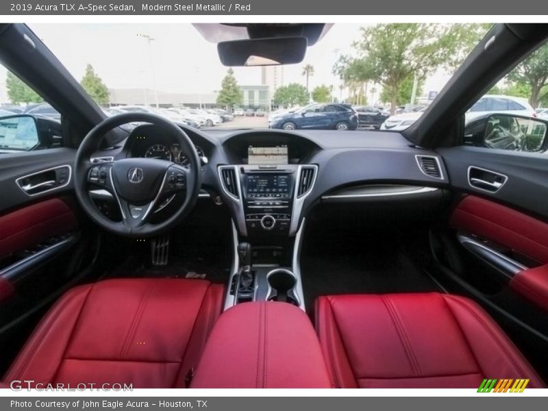  2019 TLX A-Spec Sedan Red Interior