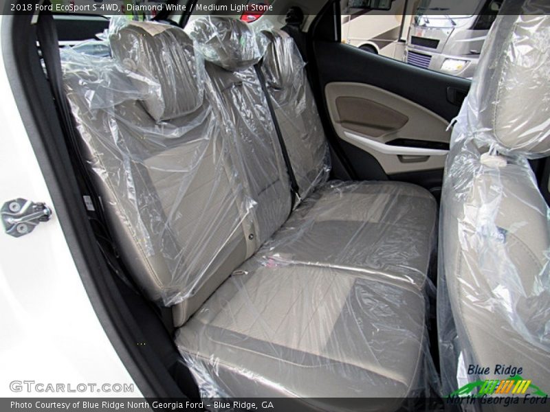 Diamond White / Medium Light Stone 2018 Ford EcoSport S 4WD