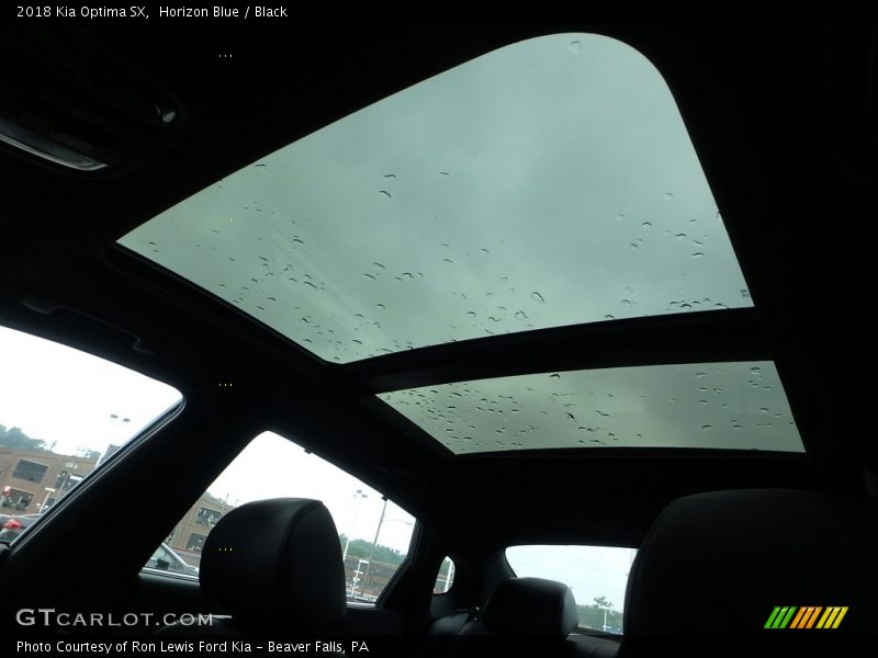 Horizon Blue / Black 2018 Kia Optima SX