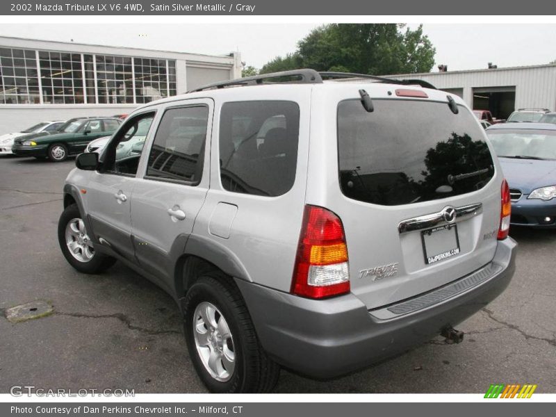 Satin Silver Metallic / Gray 2002 Mazda Tribute LX V6 4WD