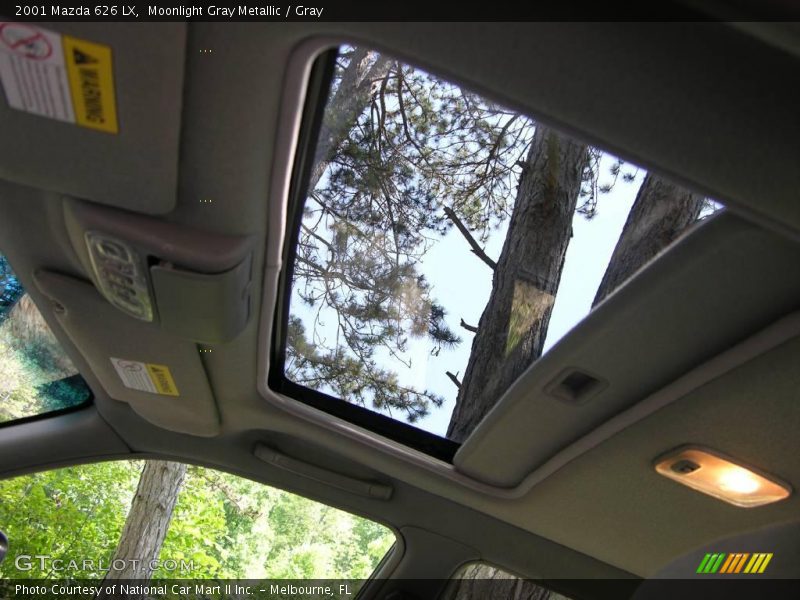 Moonlight Gray Metallic / Gray 2001 Mazda 626 LX
