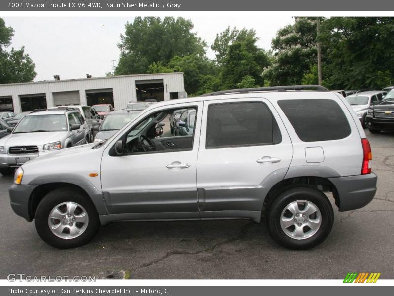 Satin Silver Metallic / Gray 2002 Mazda Tribute LX V6 4WD