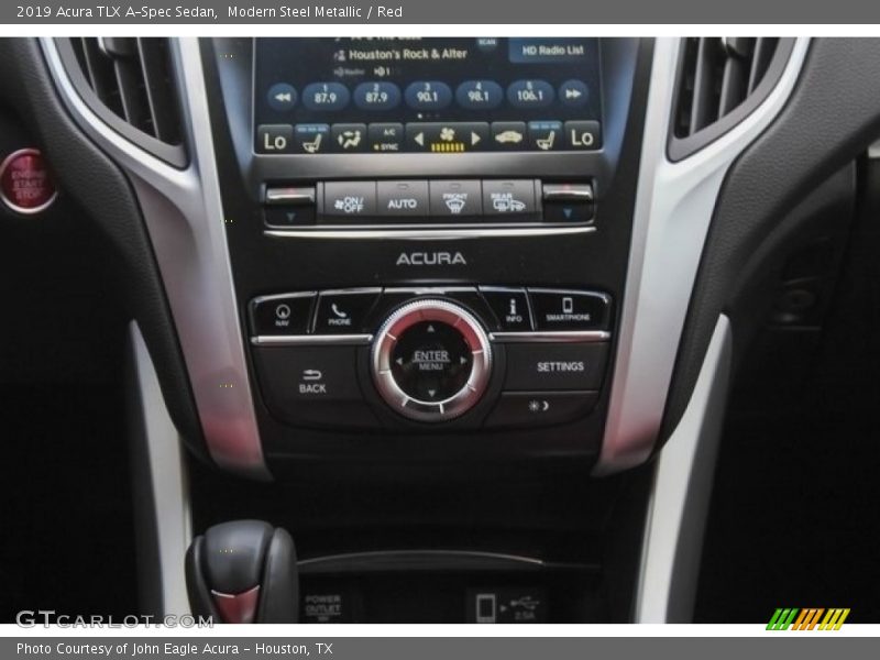 Modern Steel Metallic / Red 2019 Acura TLX A-Spec Sedan