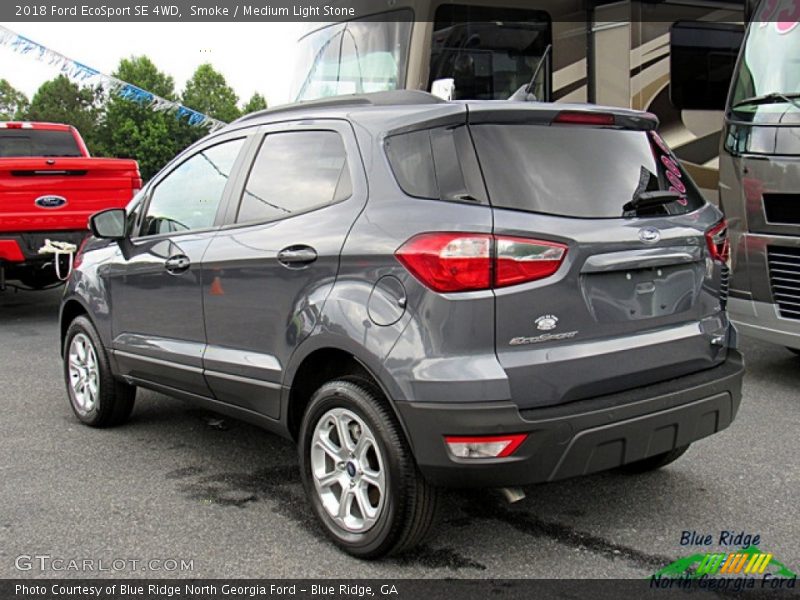 Smoke / Medium Light Stone 2018 Ford EcoSport SE 4WD