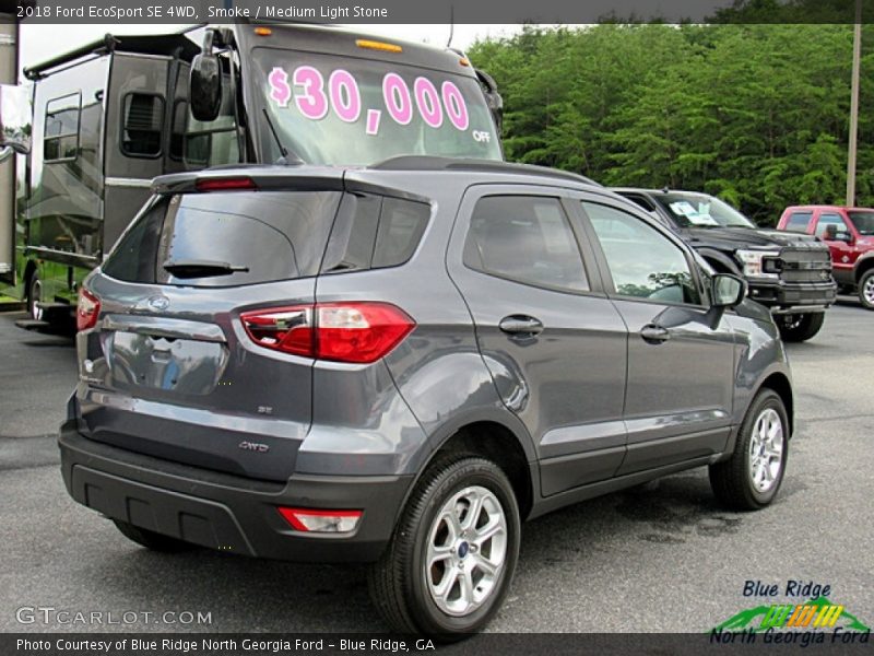 Smoke / Medium Light Stone 2018 Ford EcoSport SE 4WD