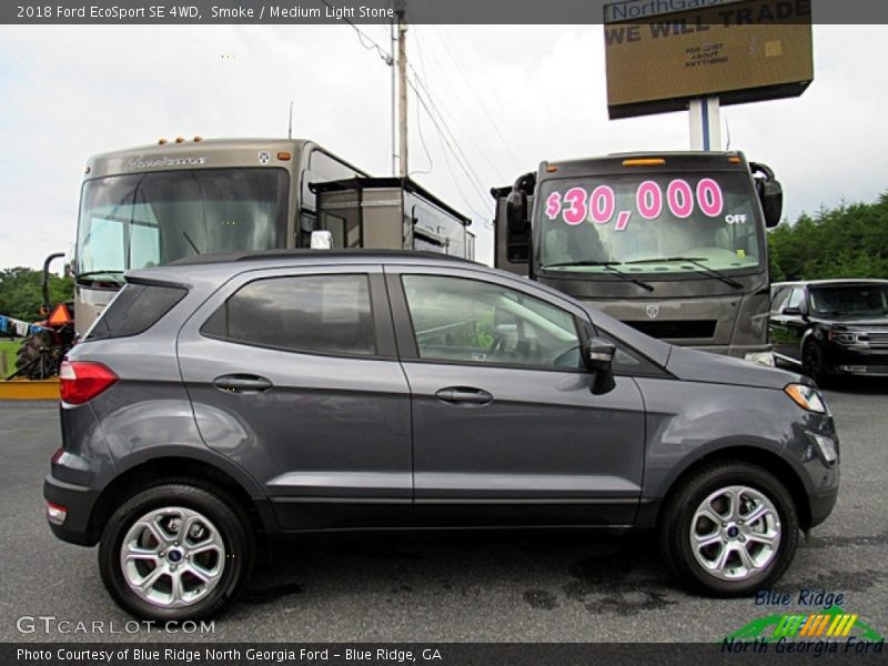 Smoke / Medium Light Stone 2018 Ford EcoSport SE 4WD