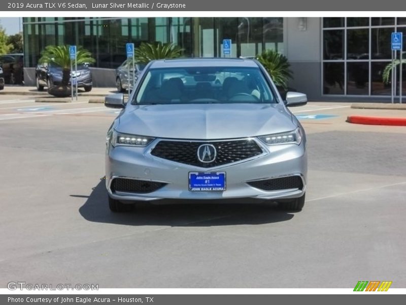 Lunar Silver Metallic / Graystone 2019 Acura TLX V6 Sedan
