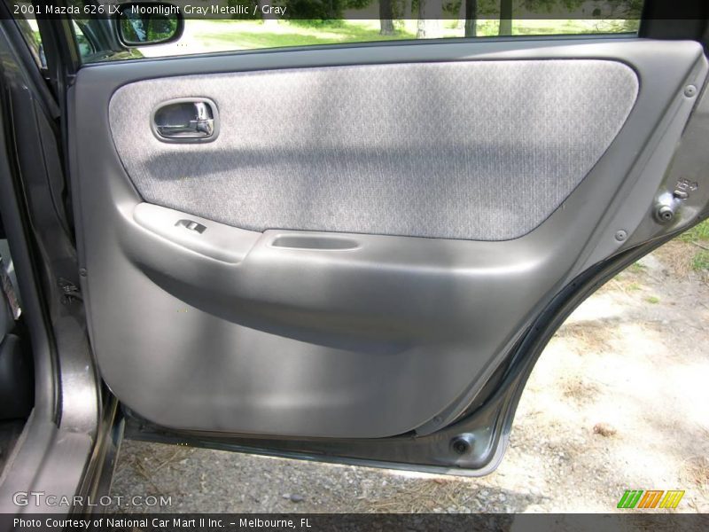 Moonlight Gray Metallic / Gray 2001 Mazda 626 LX