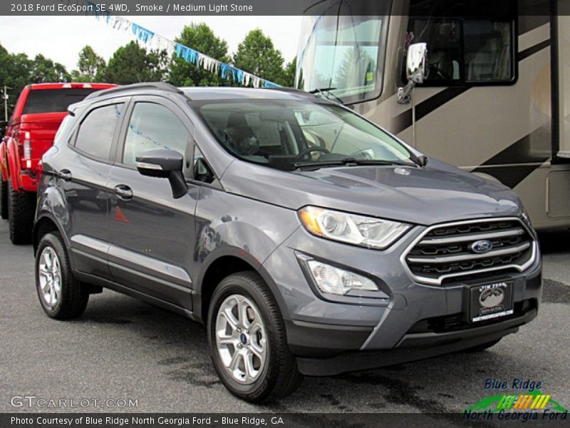 Smoke / Medium Light Stone 2018 Ford EcoSport SE 4WD