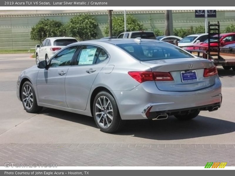 Lunar Silver Metallic / Graystone 2019 Acura TLX V6 Sedan
